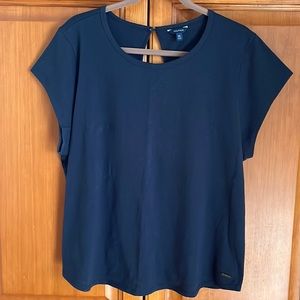 Nautica size XXL blue short sleeve top like new
